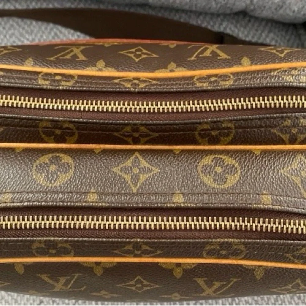 Louis Vuitton Monogram Brown and Tan Messenger Bag